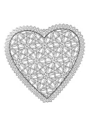 Valentijn hart kleurplaat 37